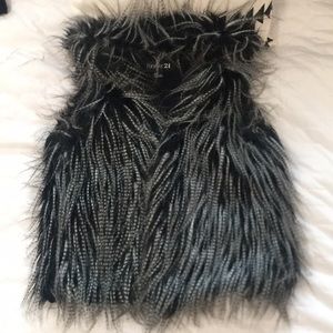 **SOLD**Furry Vest